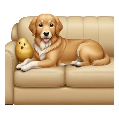 🐶🥔🛋️ sticker
