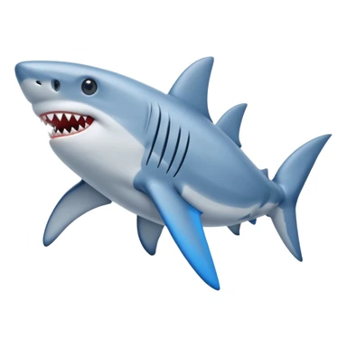 Tralalelo tralala shark with blue shoes sticker