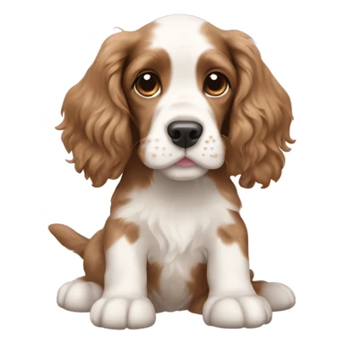 English cockerspaniel puppy sticker