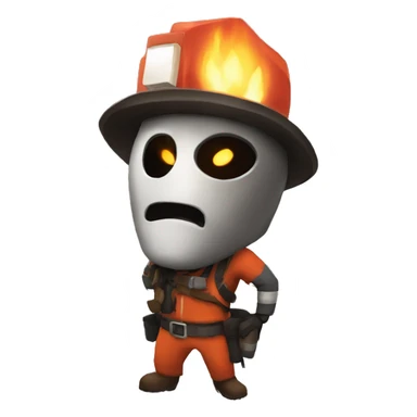 Pyro TF2 sticker