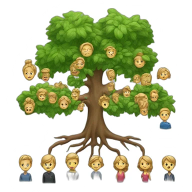 Family tree sticker