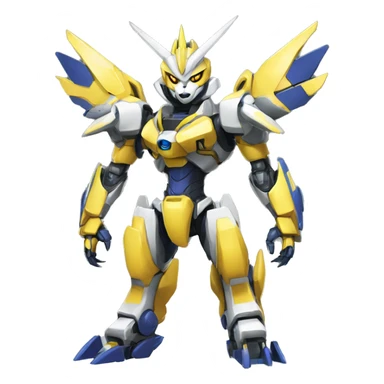 Renamon-Zeraora-Metabee-Medabot-Mecha full body sticker