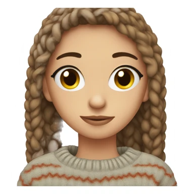 Cozy sweater sticker