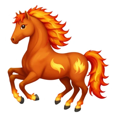fire horse sticker