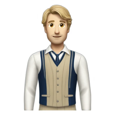 Peter-Davidson-DoctorWho-Cricket-Uniform sticker