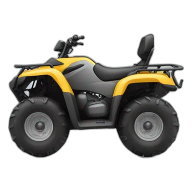 Atv with plow sticker