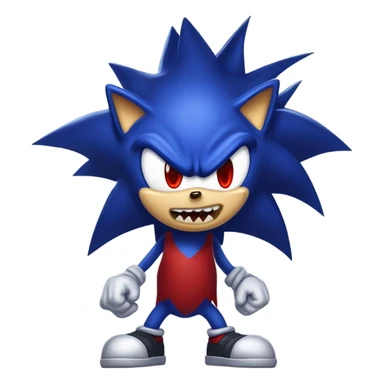 evil sonic sticker