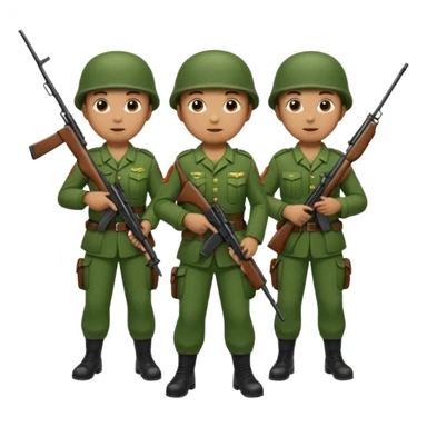 Pangkat prajurit dua TNI sticker