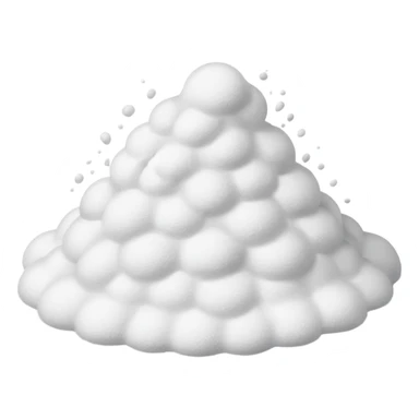 White powder sticker