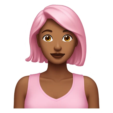 🧘🏽‍♀️ create this as a light pink sticker