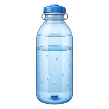 Store bought Water bottle with label sticker