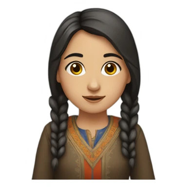 armenian girl sticker