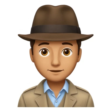 Fedora Hat Man sticker