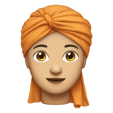 Person wearing turban sticker
