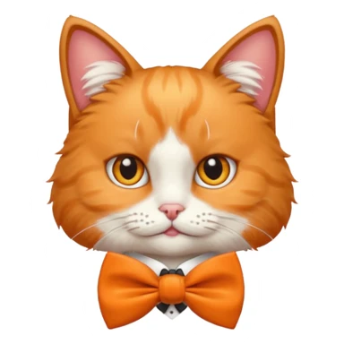 a cat in Tom and Jerry with bow tie sticker