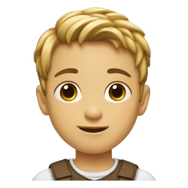 Niño estudioso sticker