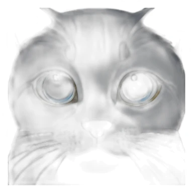 dark gray british cat sticker