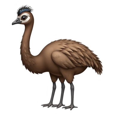Animal emu sticker