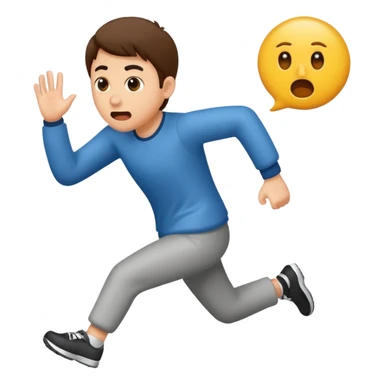 Being chased sticker