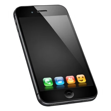 A realistic iphone  sticker