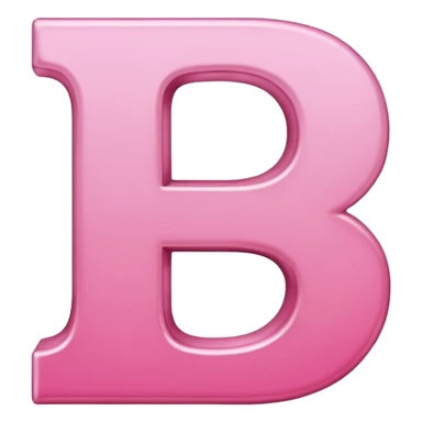 Lettre J de couleur rose sticker