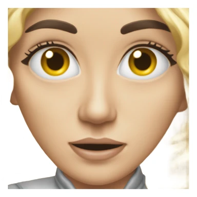 Phone in front of face woman￼ sticker