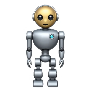 round robot,one-eye,full body. sticker