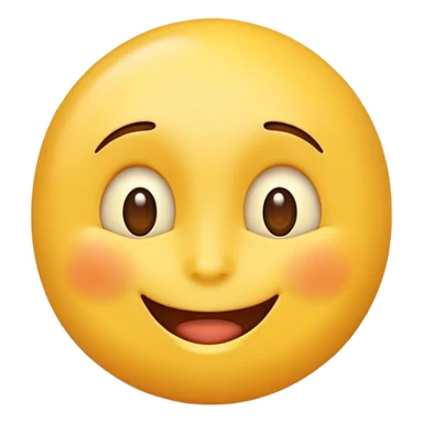 very happy yellow plain emoji sticker