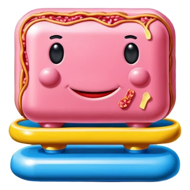  SPAM meat jeff koons style sculpture art french landscape  sticker