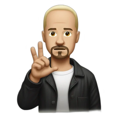 American history x with raised right hand sticker