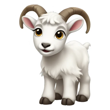 Mountain goat kid sticker