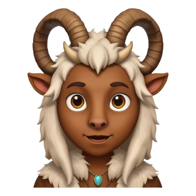 goat head person sticker