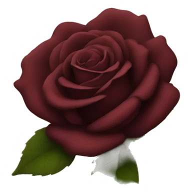 Pretty Dark Red Rose sticker