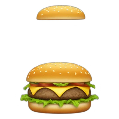 Un hamburger sticker