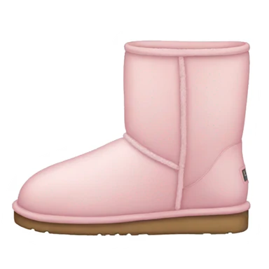 light pink uggs sticker