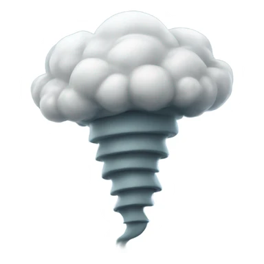 tornado with white liquid sticker