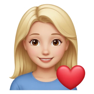 Define a beautiful girl who is really close to my heart in emoji sticker