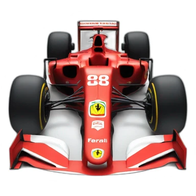 Ferrari f1 car sticker