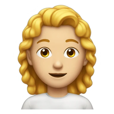 Gesicht mit kussmund  sticker