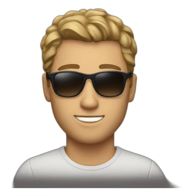 andrew tate with his sunglasses sticker