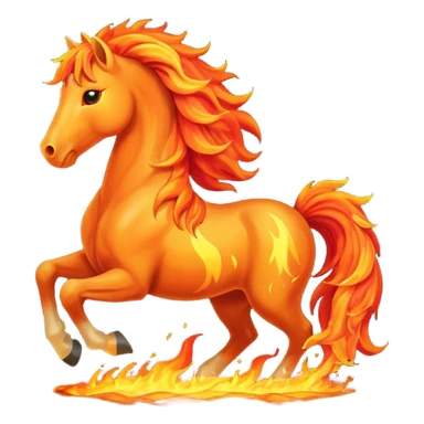 fire horse sticker