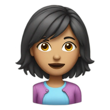 tv girl emoji sticker