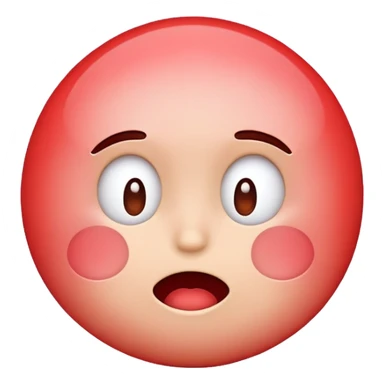 Emoji qui rougis et tout gêner  sticker