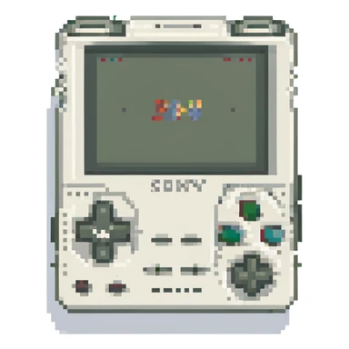 белый плеер Sony, no background sticker