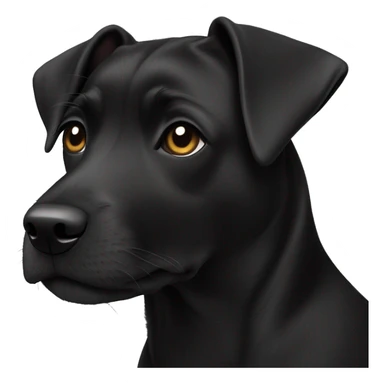 1 dog Black Patterdale Terrier sticker