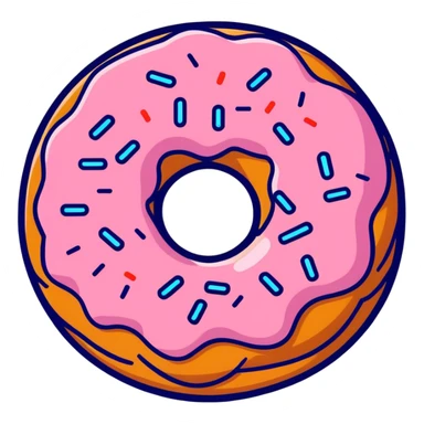 donut sticker
