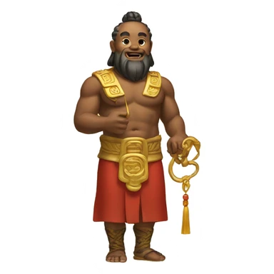 God of wealth sticker