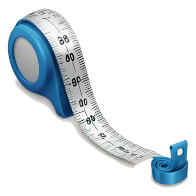 measuring tape drawing sticker