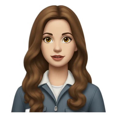 Lana del Rey going to school sticker
