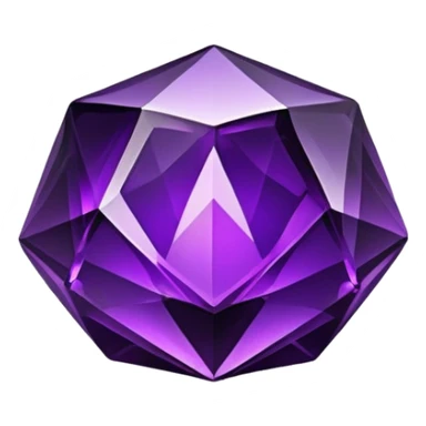 Black crystal  dark purple sticker